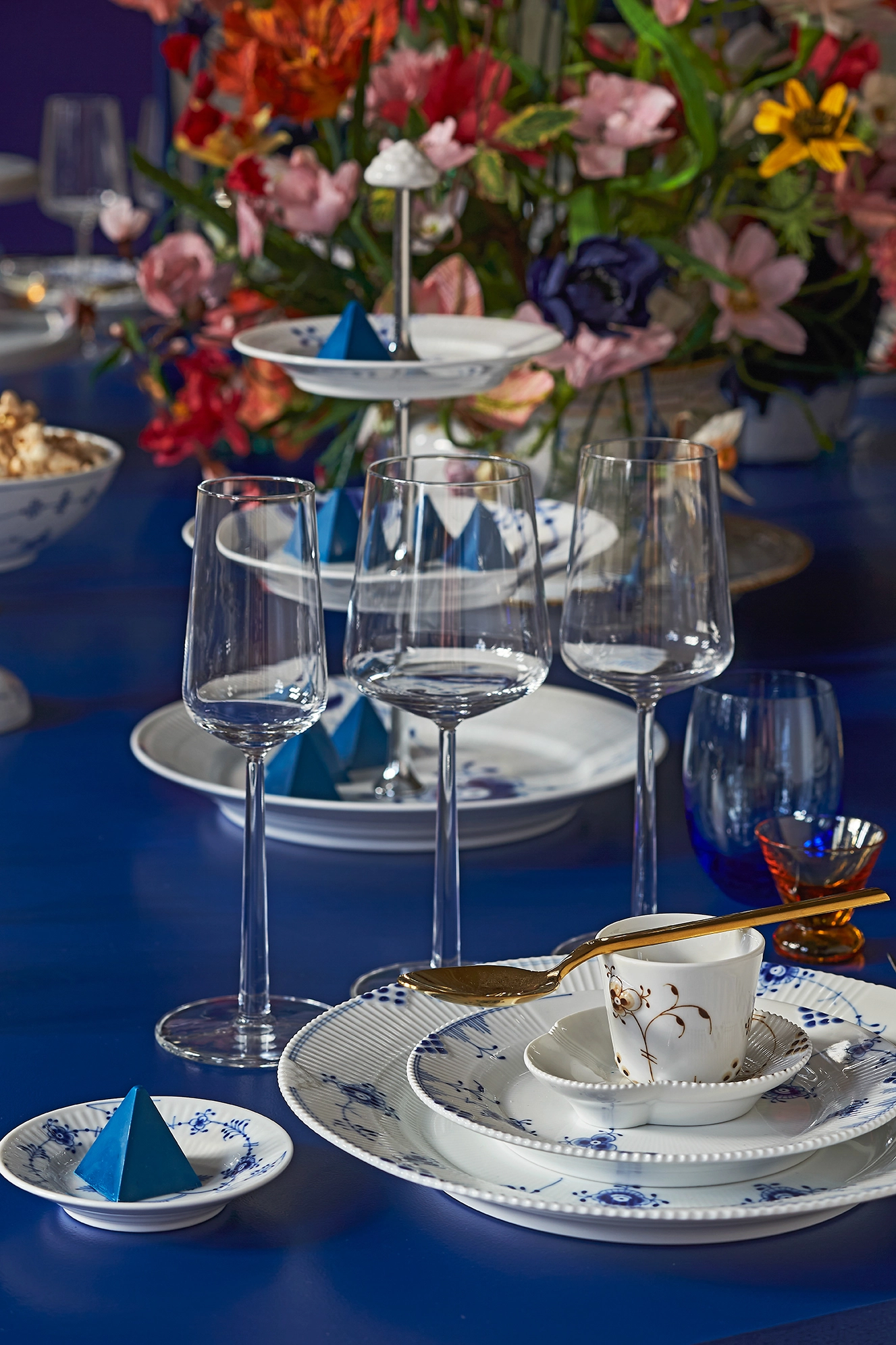 Royal Copenhagen Multicoloured Elements Mocca Espressokuppi Jalka Vati - Image 5