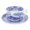Spode Blue Italian -aamiaiskuppi Ja Asetti