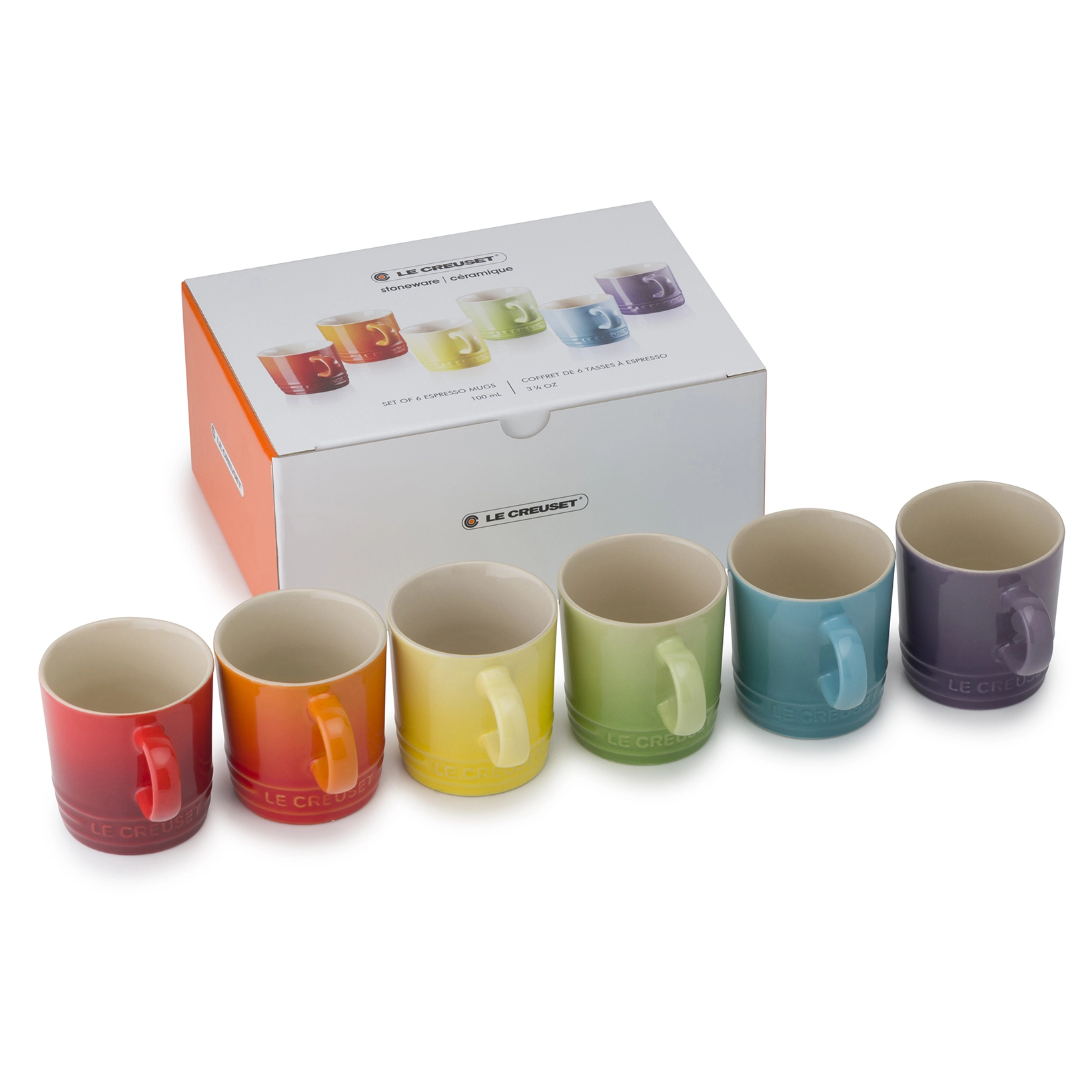 Le Creuset Lahjasetti Espressomuki 10 Cl 6-pakkaus