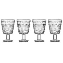 Iittala Kastehelmi Jalallinen Juomalasi 26 Cl, 4-pakkaus