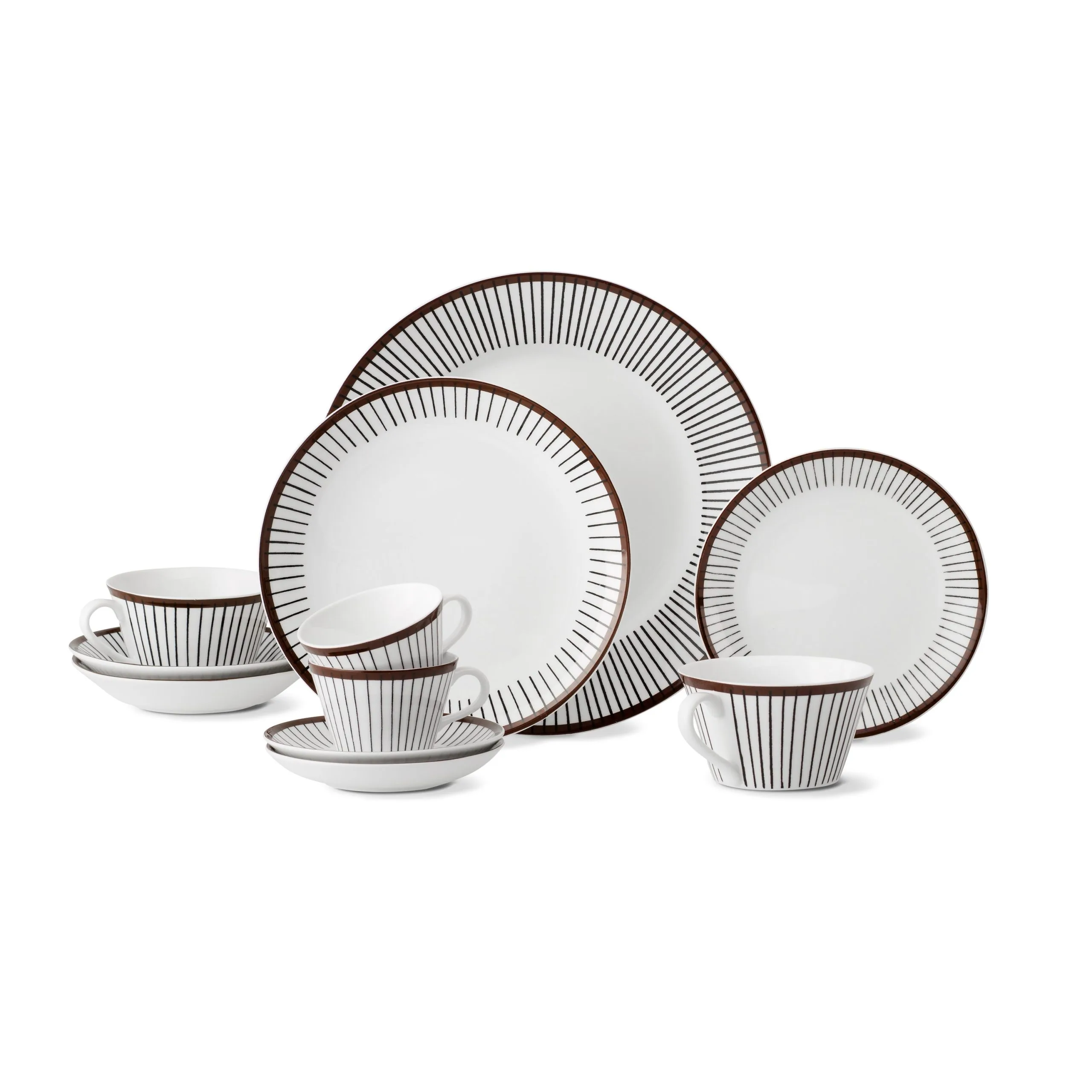 Gustavsbergs Porslinsfabrik Ribb Teekuppi Ja Aluslautanen - Image 2